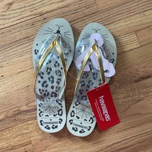 Charlotte Olympia brand new havaianas. Size 39/40